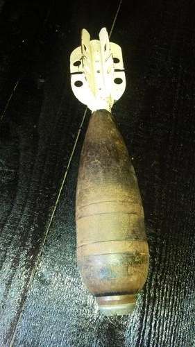 WW2 Mortar Bomb, Deactivated.